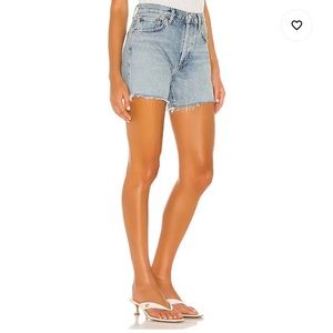 AGOLDE Reese Relaxed Cutoff Shorts in Wonder
